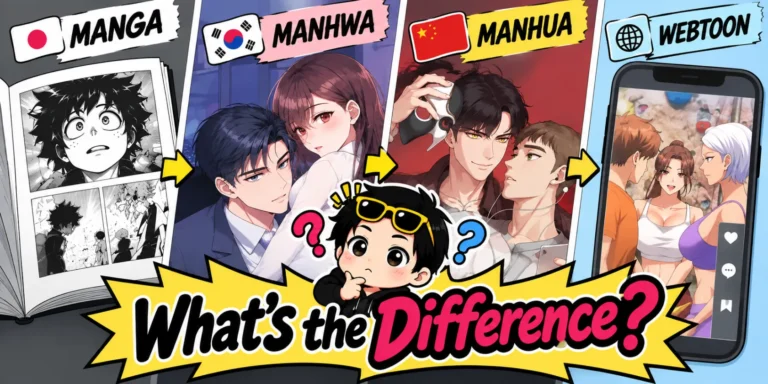 Stop Confusing These Terms: Webtoon, Manhwa, and Manga Explained