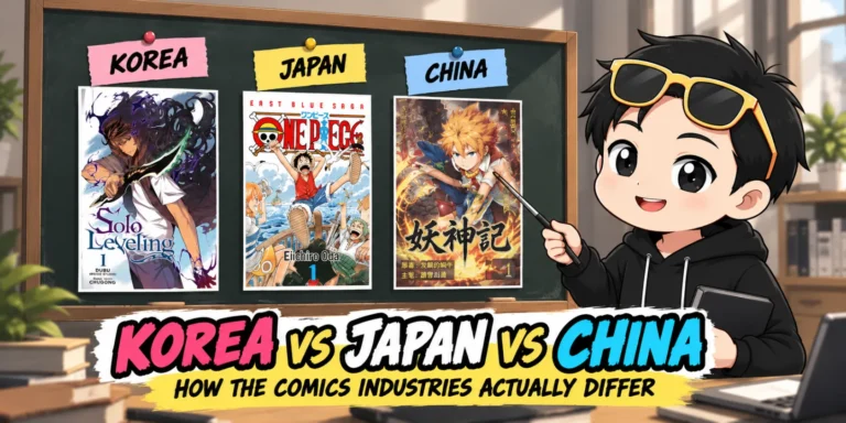 Korea vs Japan vs China — How the Comics Industries Actually Differ